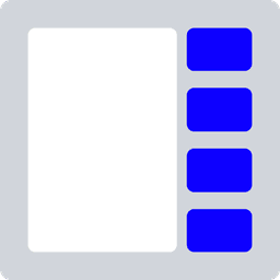 Collection display grid view with Item Highlight icon