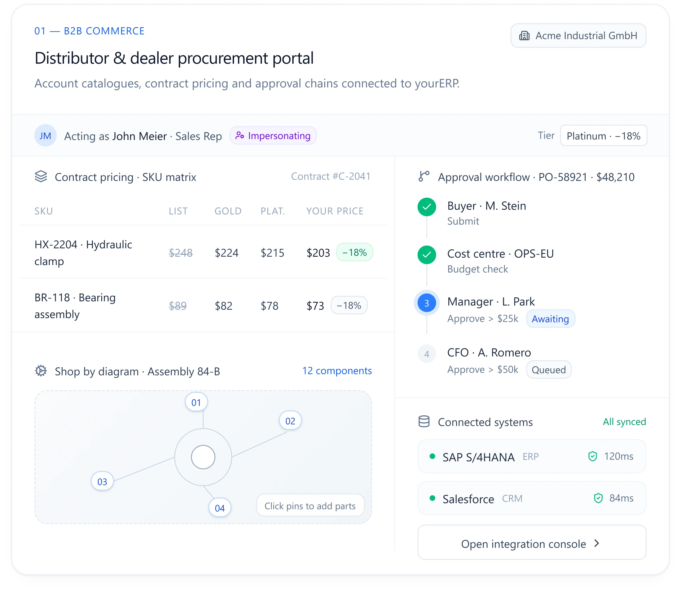 Distributor and dealer portals