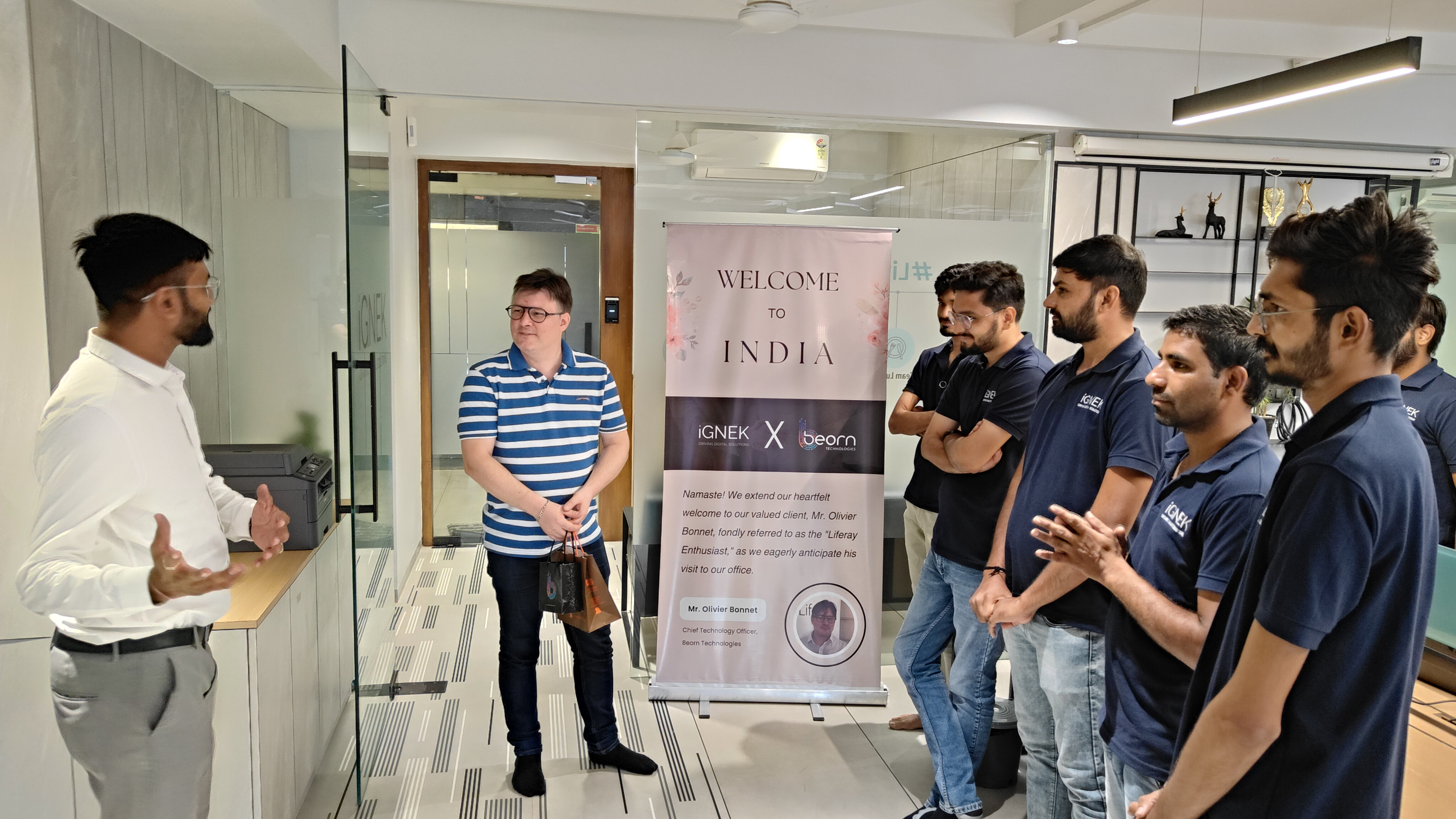 Client's Visit at IGNEK office.