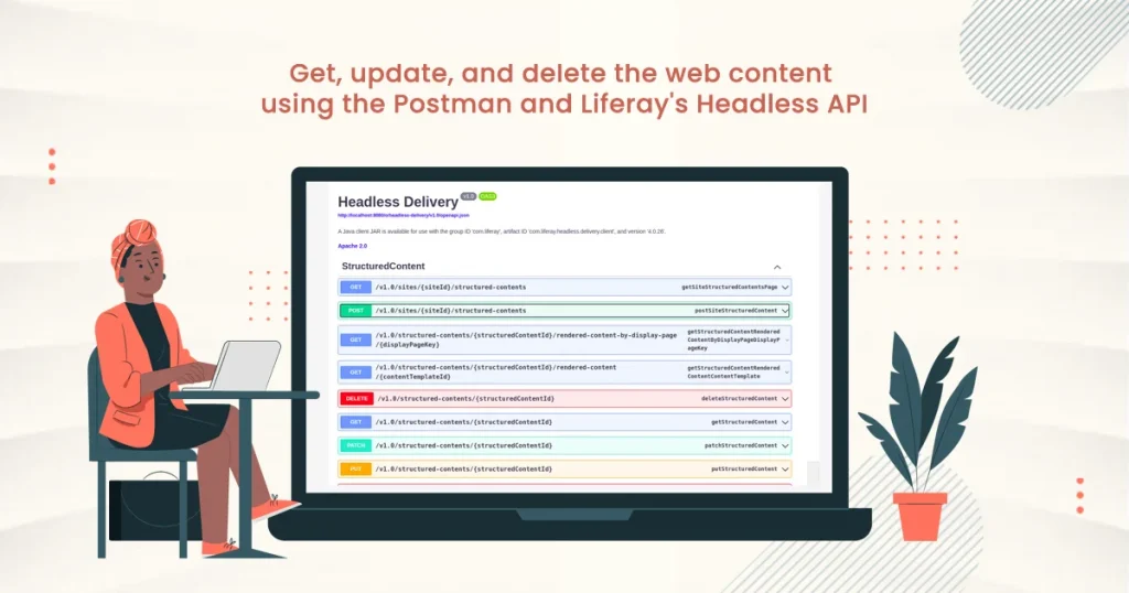 Get, update, and delete the web content using the Postman and Liferay’s Headless API Cover Image