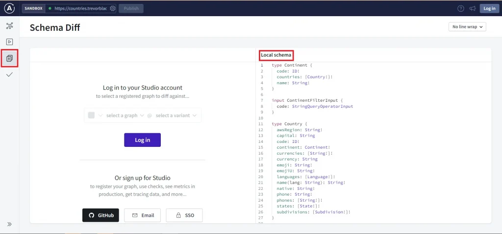 schema of the API | Debugging React.js and GraphQL in Liferay schema of the API