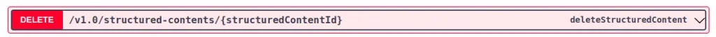 Access delete Structured Content API in Liferay Portal