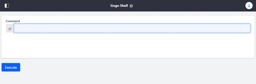 Explore Gogo Shell Interface