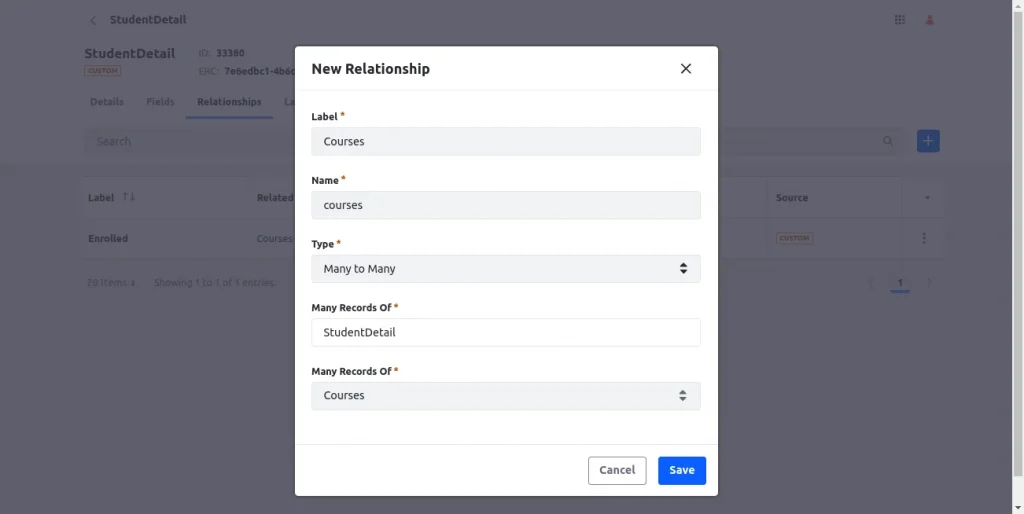 Create new relationship of type Many to many | Managing Relationships in Liferay Objects Create new relationship of type Many to many