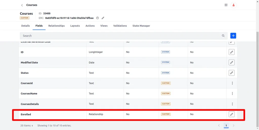 Field of one to many relationship | Managing Relationships in Liferay Objects Field of one to many relationship