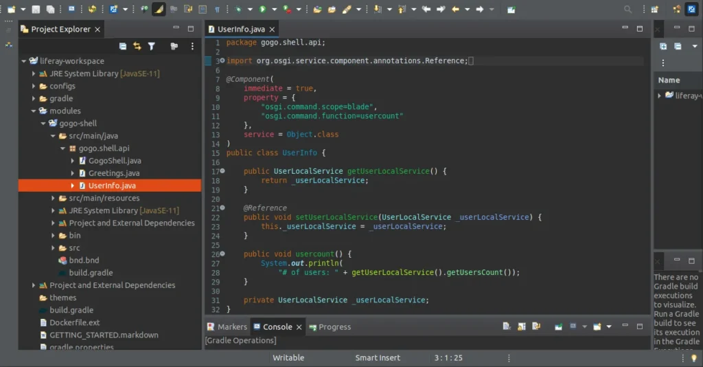 UserInfo class | Create a Custom gogo shell command in Liferay UserInfo class