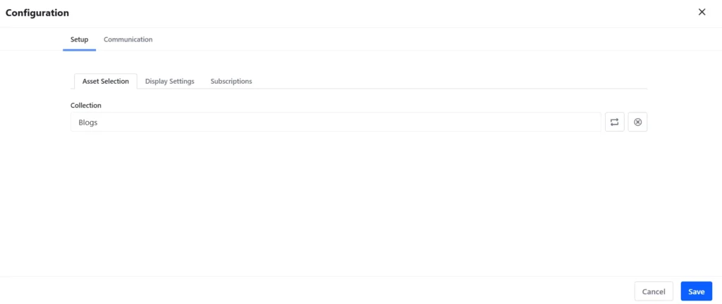 Asset Selection tab in asset publisher configuration | Organizing content in Liferay : Categories vs Tags Asset Selection tab in asset publisher configuration | Organizing content in Liferay : Categories vs Tags