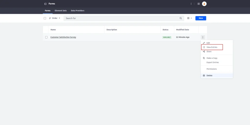select form | Creating a Mini Survey or Poll in Liferay Using Forms Widget select form | Creating a Mini Survey or Poll in Liferay Using Forms Widget