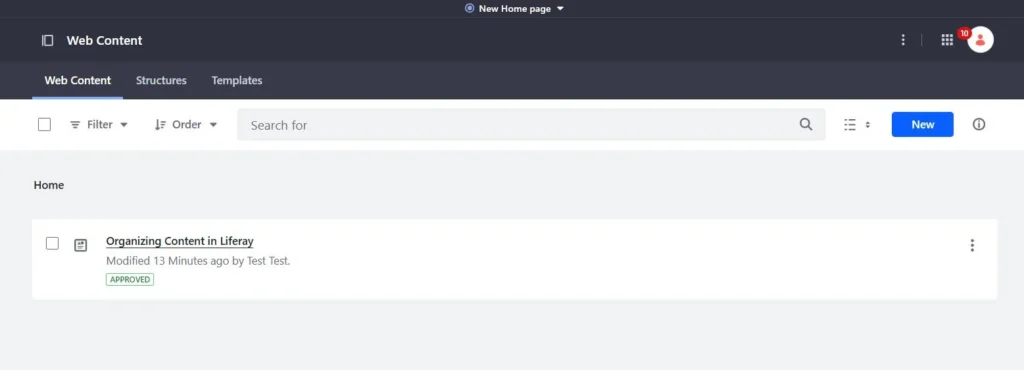 Create Web Content | From Draft to Live: Executing a Full Publication in Liferay Create Web Content