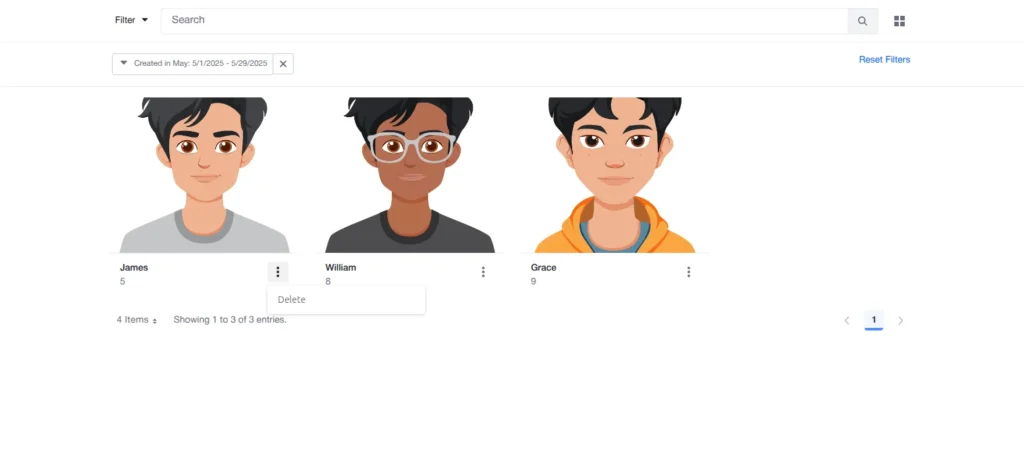 All Visulizable Modes | Data sets in Liferay All Visulizable Modes