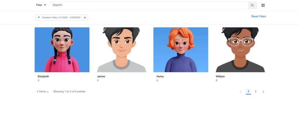 Filter Display | Data sets in Liferay Filter Display