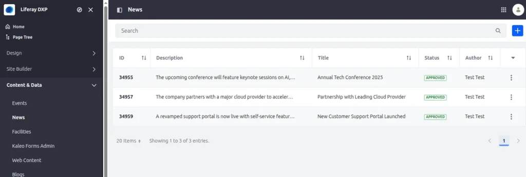 News | Using Blueprints to Configure Search Suggestions in Liferay News