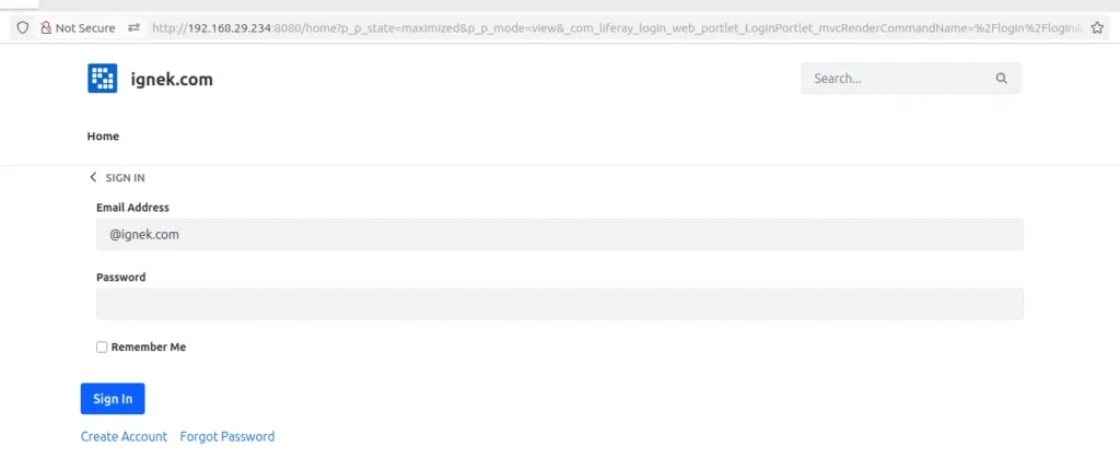 Sign In Identity Provider | Configure SAML in Liferay DXP Sign-In-Identity-Provider